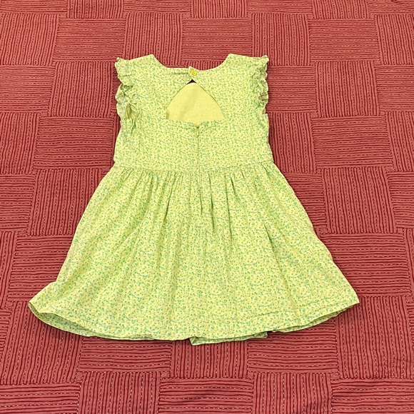 Gap girls size small / 6-7 years Charming Green summer Dress with inner lining - Picture 5 of 12